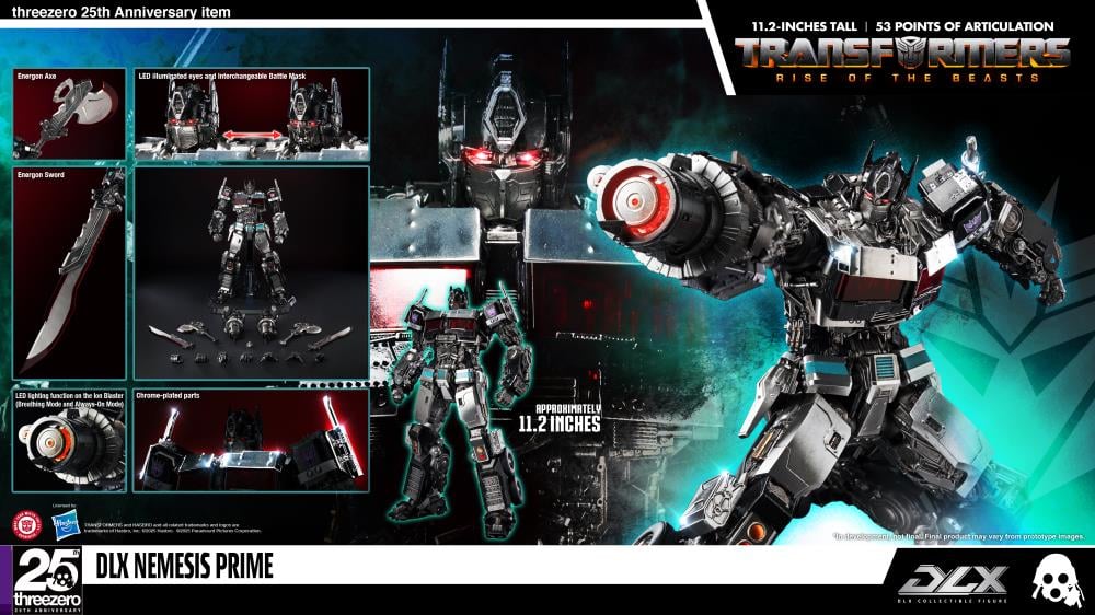 Threezero DLX Transformers Rise of the Beasts - Nemesis Prime