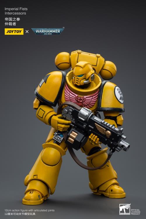 Joytoy 1/18 Warhammer 40K Imperial Fists Intercessors with Auto Bolt Rifle (2025)
