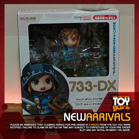 Nendoroid Legend of Zelda Breath of the Wild Link DX
