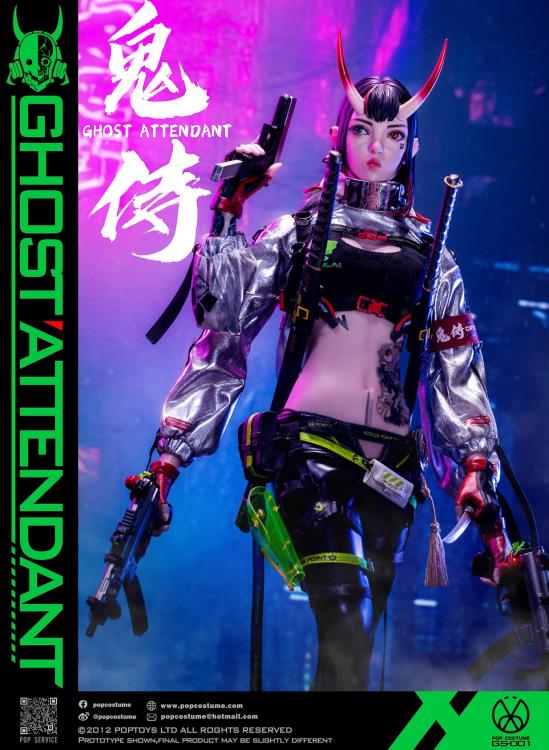 Pop Costume 1/6 GS-001 Ghost Attendant