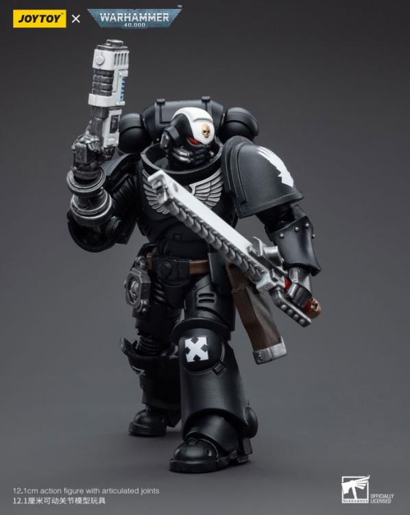 Joytoy 1/18 Warhammer 40K Iron Hands Assault Intercessors Sergeant Kalock