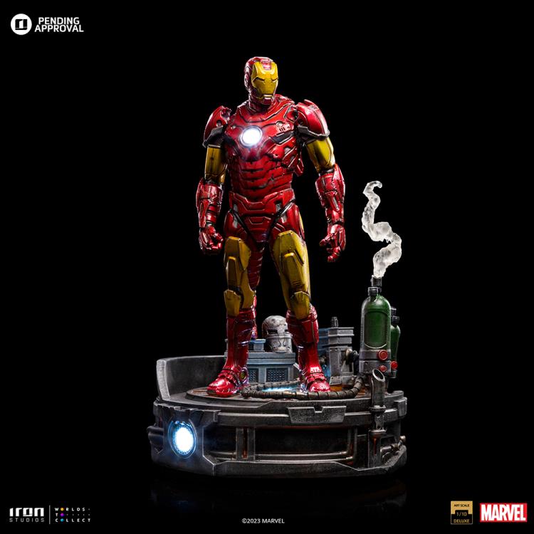 Iron Studios Art Scale 1/10 Marvel Comics Iron Man Unleashed