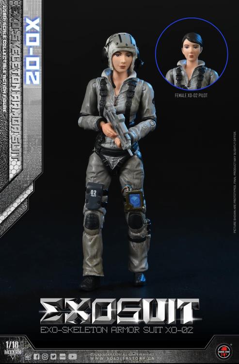 Soldier Story 1/18 EXO - XO-02 Skeleton Armor Suit