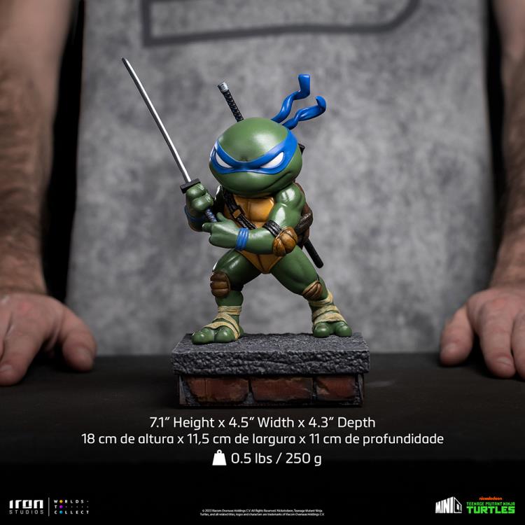 Iron Studios Mini Co Nickelodeon Teenage Mutant Ninja Turtles (Michelangelo, Leonardo, Donatello, Raphael) [SDCC PX]