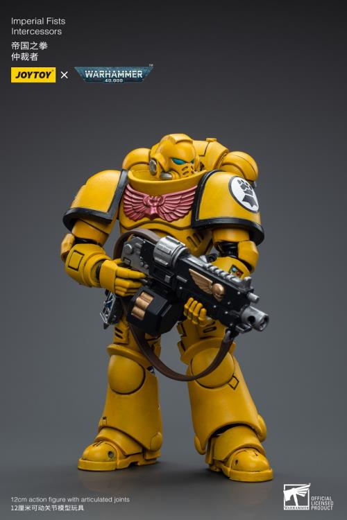 Joytoy 1/18 Warhammer 40K Imperial Fists Intercessors with Auto Bolt Rifle (2025)