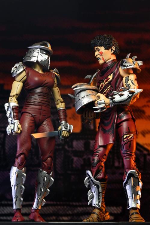 Neca Ultimate Teenage Mutant Ninja Turtles Mirage Comics - Battle Damaged Shredder (Classic Colors)