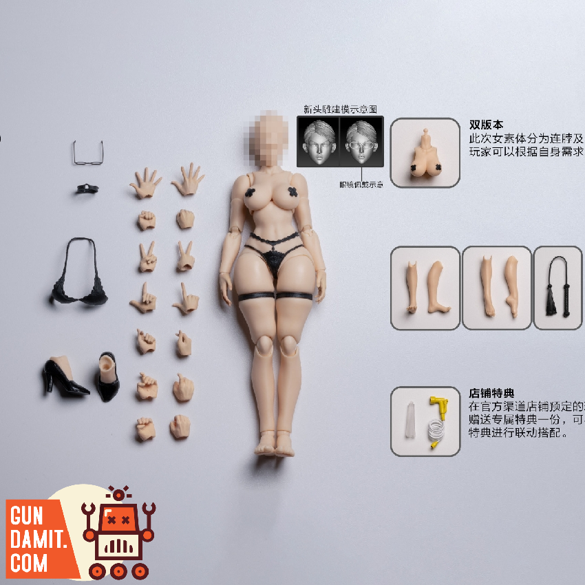 Nottaa 1/12 Serena Female Body Super Posable (Separate Neck)