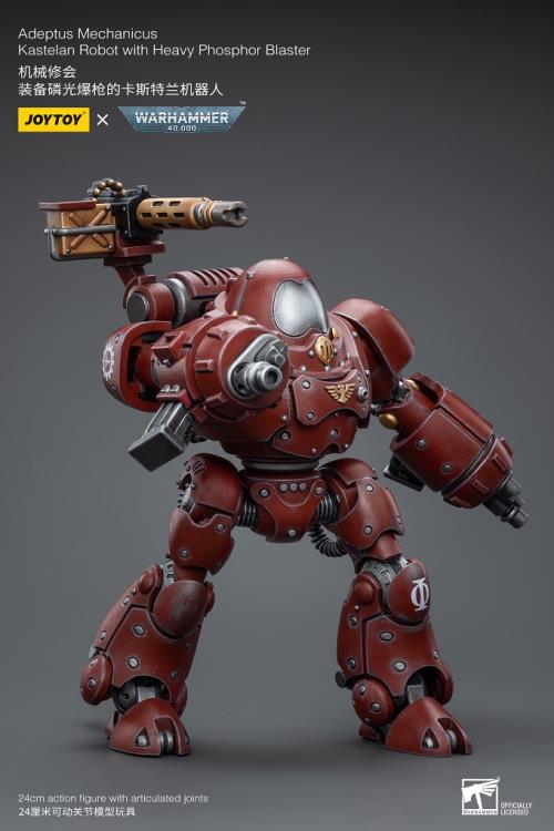 Joytoy 1/18 Warhammer 40K Adeptus Mechanicus Kastelan Robot with Heavy Phosphor Blaster