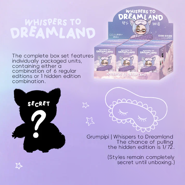 Grumpipi Whispers to Dreamland Series 2 Blindbox