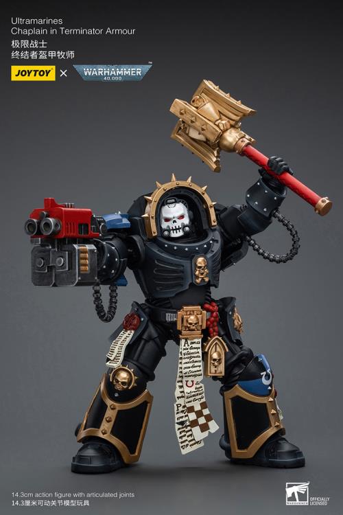 Joytoy 1/18 Warhammer 40k Ultramarines - Chaplain in Terminator Armour