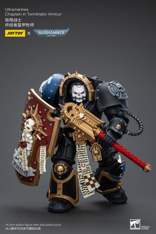 Joytoy 1/18 Warhammer 40k Ultramarines - Chaplain in Terminator Armour