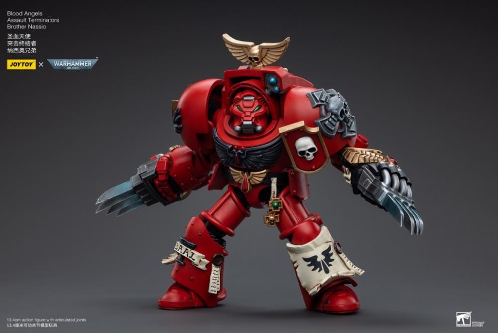 Joytoy 1/18 Warhammer 40K Blood Angels Assault Terminators Brother Nassio