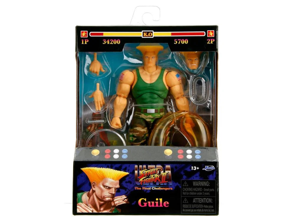 Jada Toys 1/12 Ultra Street Fighter II Ultra The Final Challengers - Guile