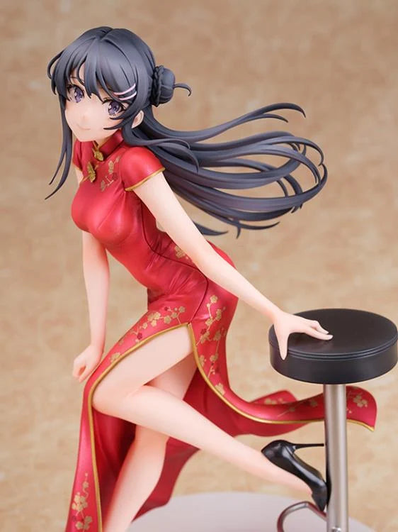 Wing 1/7 Rascal Does Not Dream Of Bunny Girl Senpai Mai Sakurajima Chinese Dress Version
