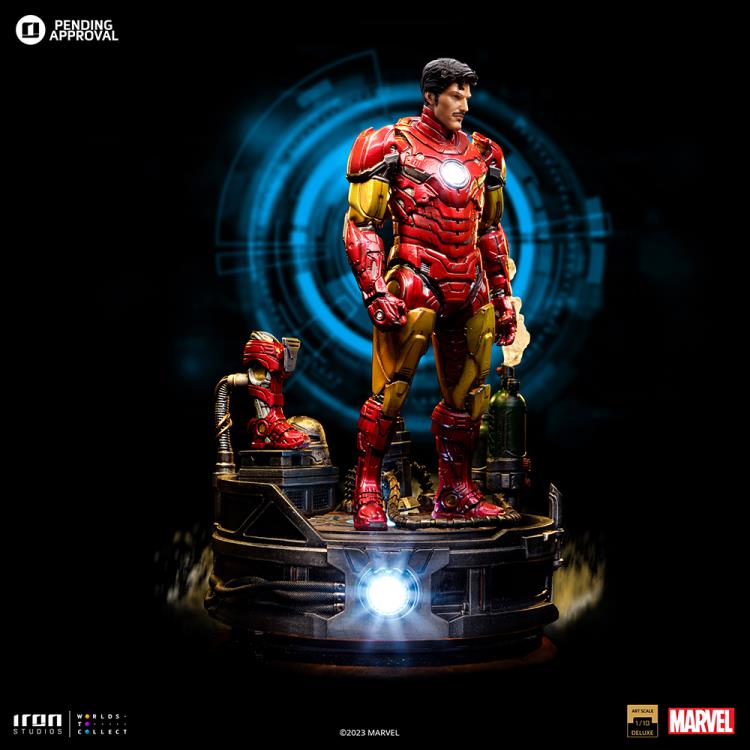 Iron Studios Art Scale 1/10 Marvel Comics Iron Man Unleashed