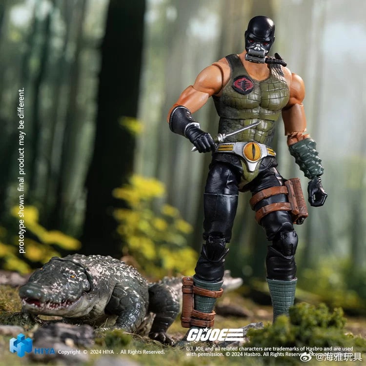 Hiya Toys 1/18 Exquisite Mini GI Joe Croc Master