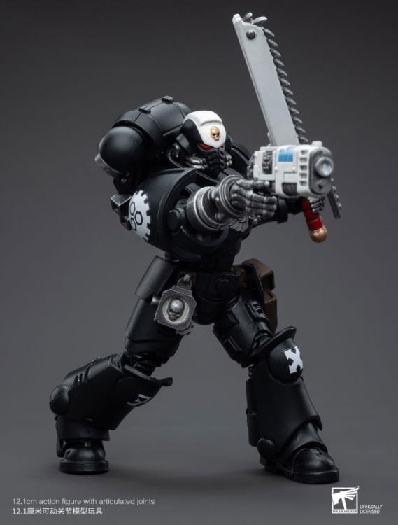 Joytoy 1/18 Warhammer 40K Iron Hands Assault Intercessors Sergeant Kalock