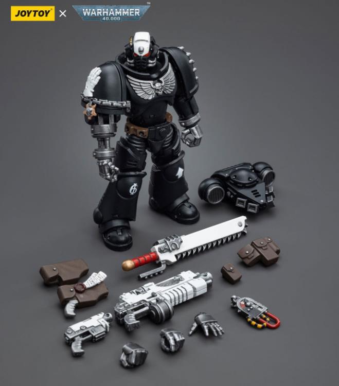 Joytoy 1/18 Warhammer 40K Iron Hands Intercessors Sergeant Bantus