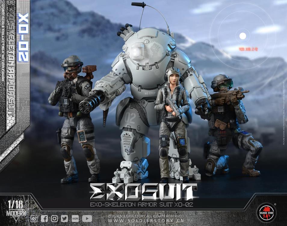 Soldier Story 1/18 EXO - XO-02 Skeleton Armor Suit