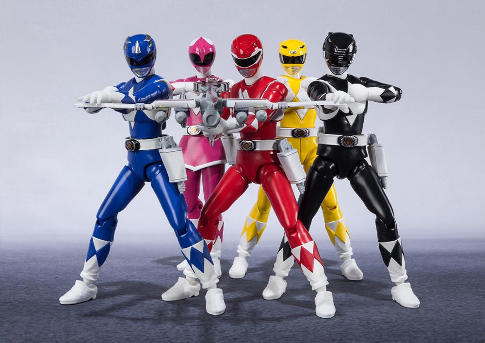Shodo Super Kyoryu Sentai Zyuranger Mighty Morphin Power Rangers Set