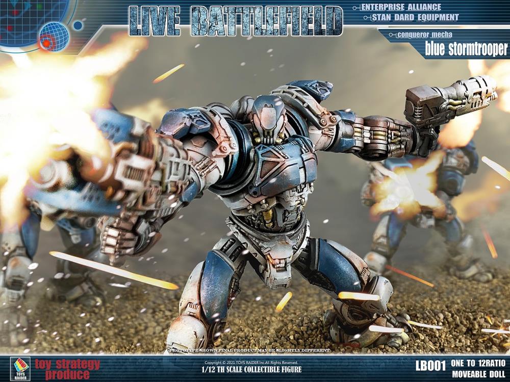 Toys Raider 1/12 Live Battlefield Conqueror Mecha Three Aircraft Formation