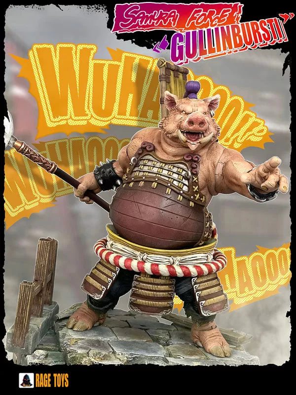 Rage Toys Samurai Force Gullinbursti (Bebop) with Jacket Accessories