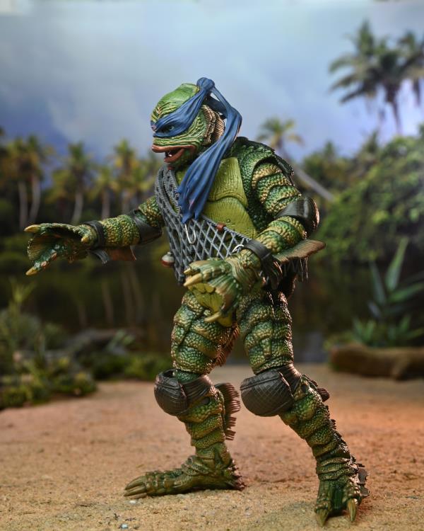 Neca Ultimate Universal Monsters x Teenage Mutant Ninja Turtles - Leonardo as the Creature