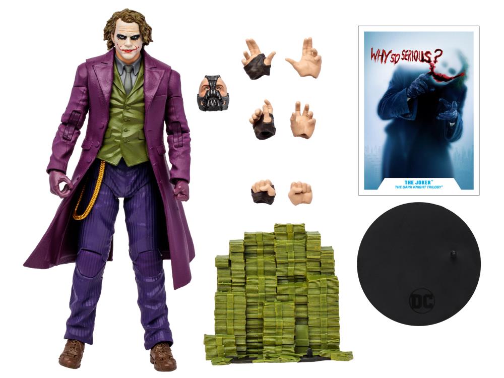 [BUNDLE] McFarlane Toys DC The Dark Knight Trilogy Batman + Joker + Batmobeast