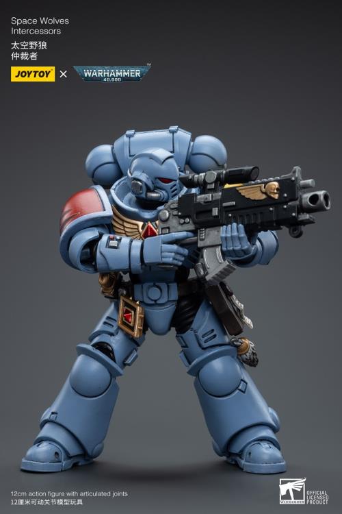 Joytoy 1/18 Warhammer 40K Space Wolves Intercessors with Bolt Rifle (2025)
