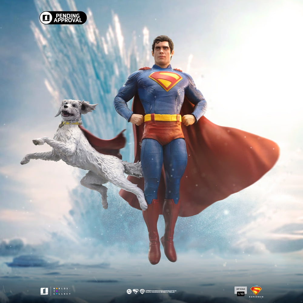 Iron Studios Art Scale 1/10 Superman Legacy - Superman & Krypto