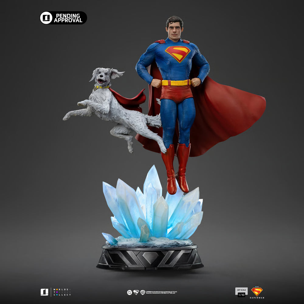 Iron Studios Art Scale 1/10 Superman Legacy - Superman & Krypto