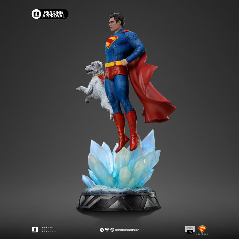 Iron Studios Art Scale 1/10 Superman Legacy - Superman & Krypto
