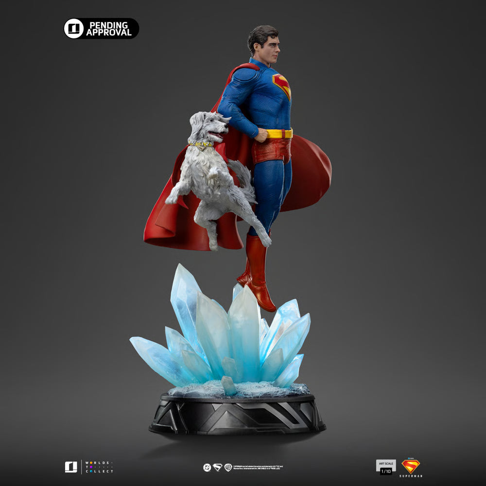 Iron Studios Art Scale 1/10 Superman Legacy - Superman & Krypto