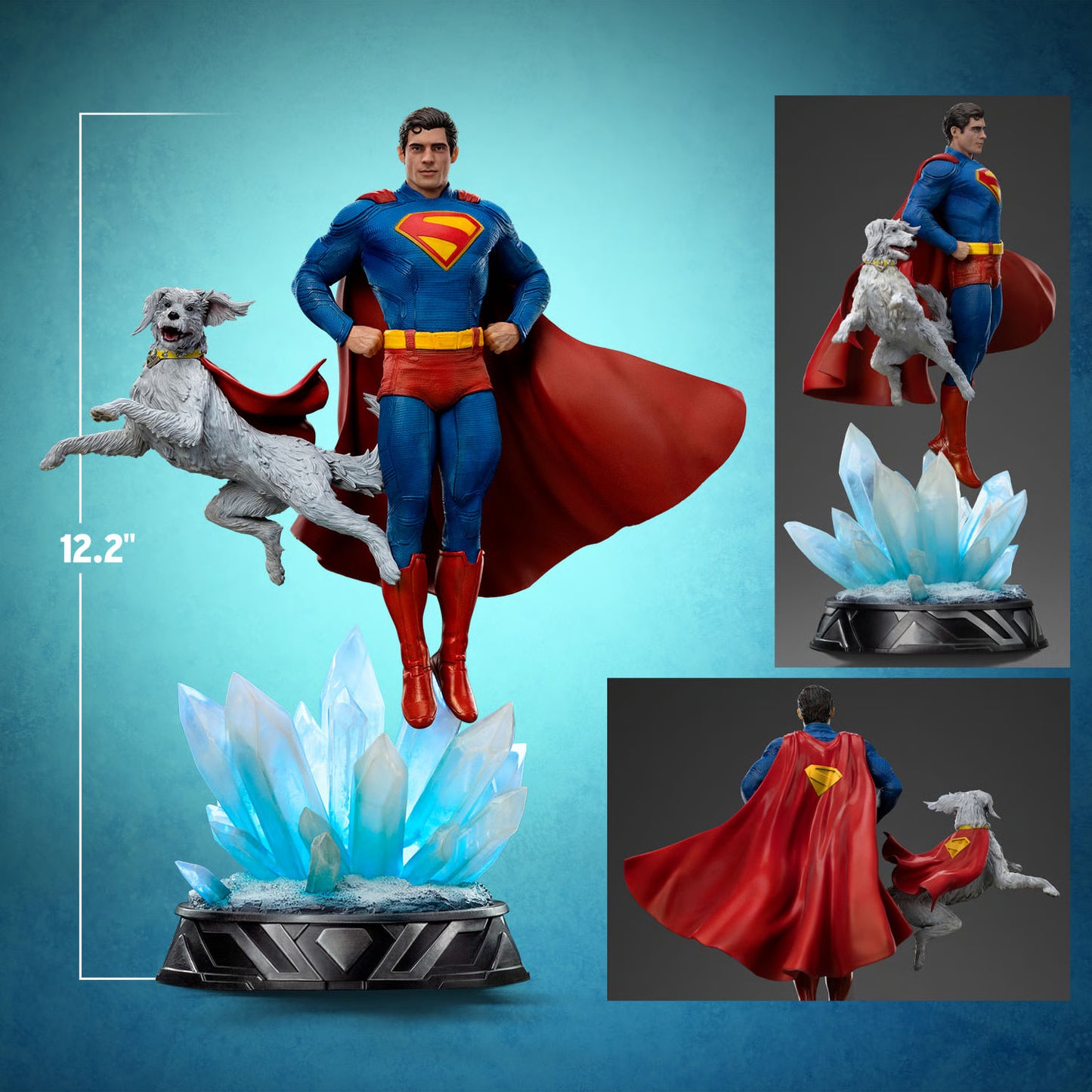 Iron Studios Art Scale 1/10 Superman Legacy - Superman & Krypto