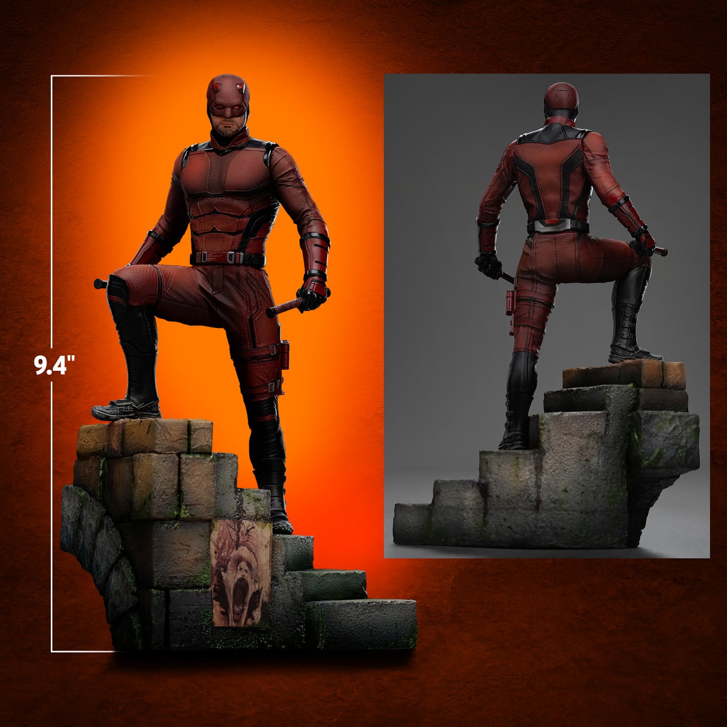 Iron Studios Art Scale 1/10 Marvel Daredevil: Born Again - Daredevil