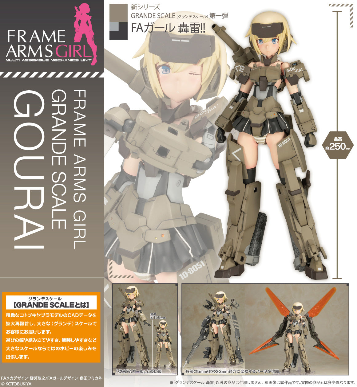 Kotobukiya Frame Arms Girl - Grande Scale Gourai [Model Kit]