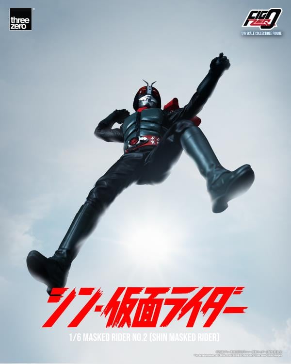 ThreeZero FigZero 1/6 Masked Rider No.2 Shin Masked Rider