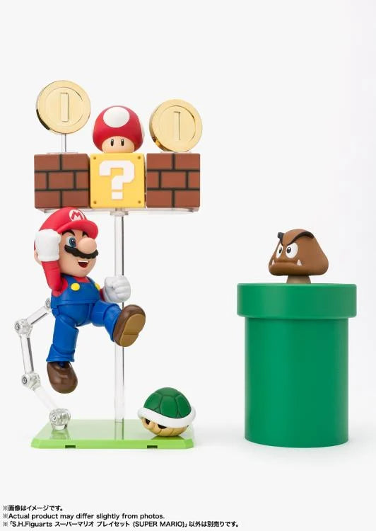 SH Figuarts Super Mario Brothers - Super Mario Playset