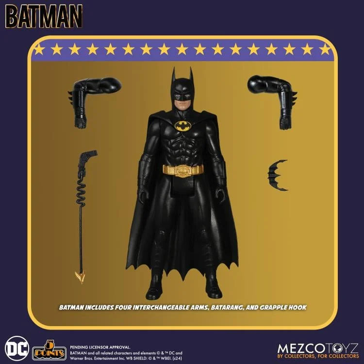 Mezco Toyz 5 Points DC Batman 1989