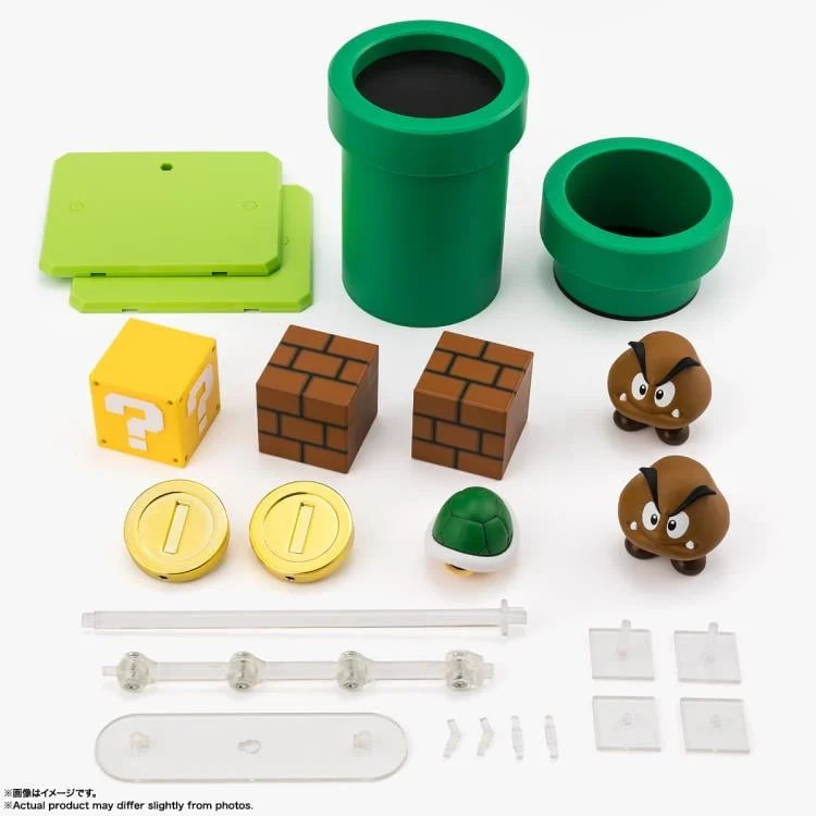 SH Figuarts Super Mario Brothers - Super Mario Playset