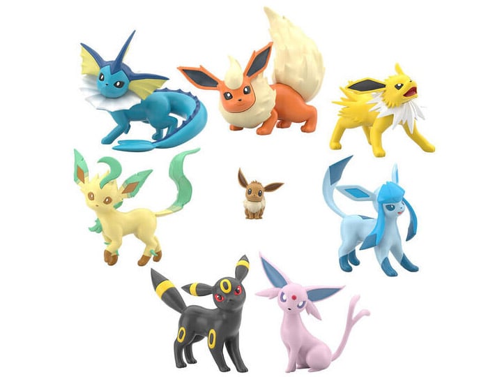 Pokemon Scale World Paldea Region - Eevee Evolution Set