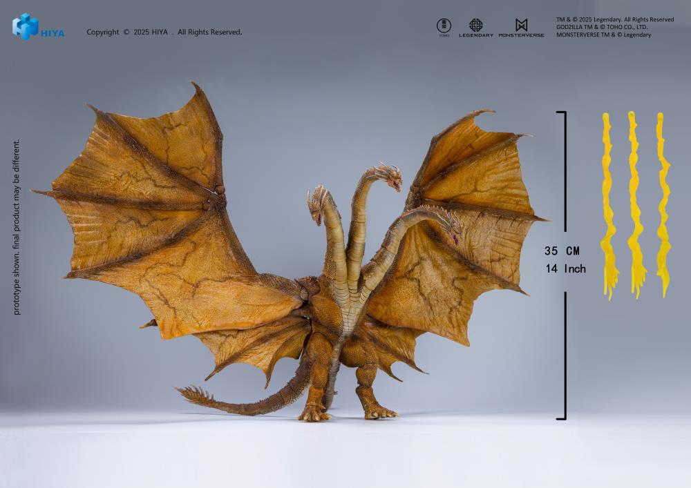 Hiya Toys Exquisite Basic Series Godzilla King of the Monsters - King Ghidorah 2.0
