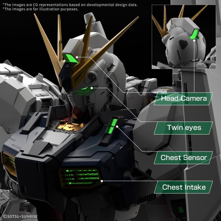 Bandai 1/60 Perfect Grade PG Unleashed 1/60 LED Unit for RX-93 Nu Gundam [Model Kit]