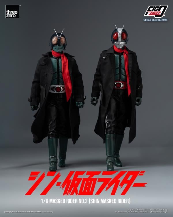 ThreeZero FigZero 1/6 Masked Rider No.2 Shin Masked Rider