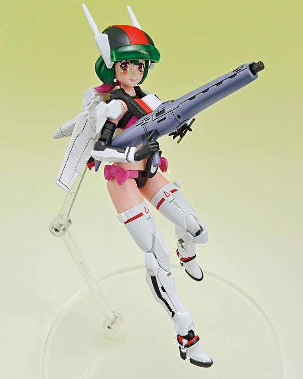 Aoshima VFG Variable Fighter Girls Macross VF-25F Messiah Ranka Lee [Model Kit]