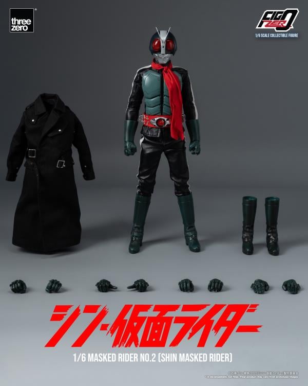 ThreeZero FigZero 1/6 Masked Rider No.2 Shin Masked Rider