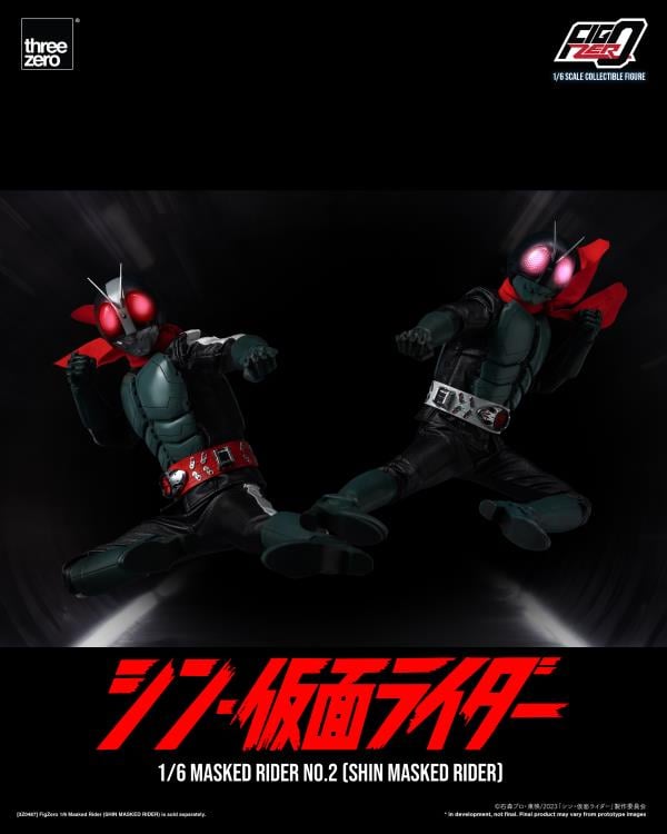 ThreeZero FigZero 1/6 Masked Rider No.2 Shin Masked Rider