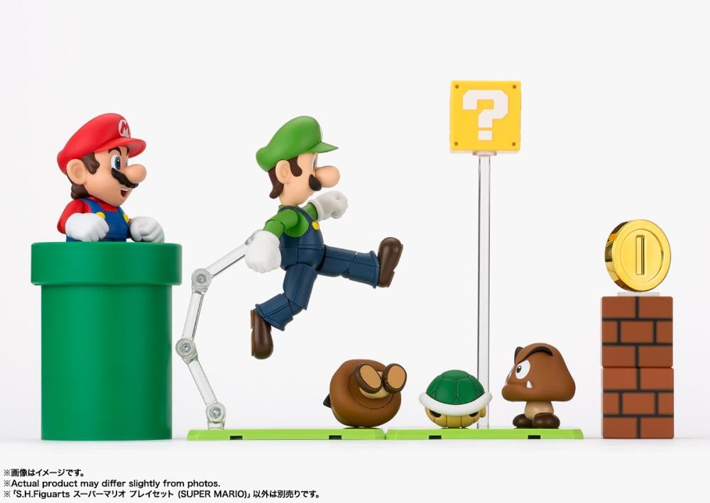 SH Figuarts Super Mario Brothers - Super Mario Playset