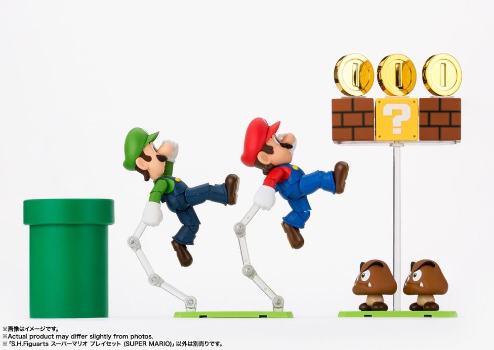SH Figuarts Super Mario Brothers - Super Mario Playset