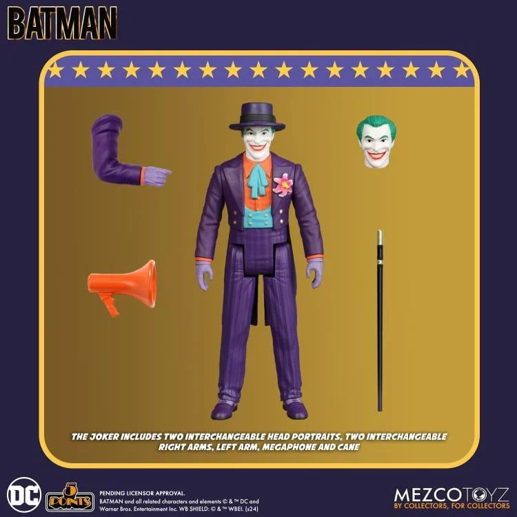 Mezco Toyz 5 Points DC Batman 1989